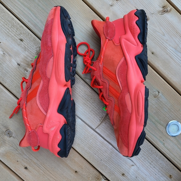 Adidas Ozweego HI Light Red size 10 - Picture 4 of 5